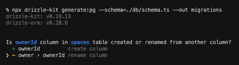 Migration Menu